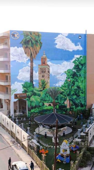 Appart Majorelle Terrasse Wifi Centre Ville マラケシュ エクステリア 写真