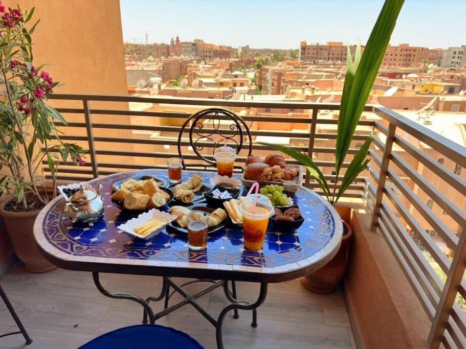Appart Majorelle Terrasse Wifi Centre Ville マラケシュ エクステリア 写真