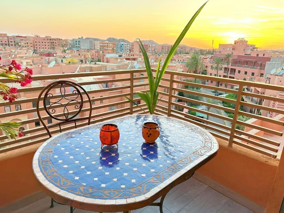 Appart Majorelle Terrasse Wifi Centre Ville マラケシュ エクステリア 写真
