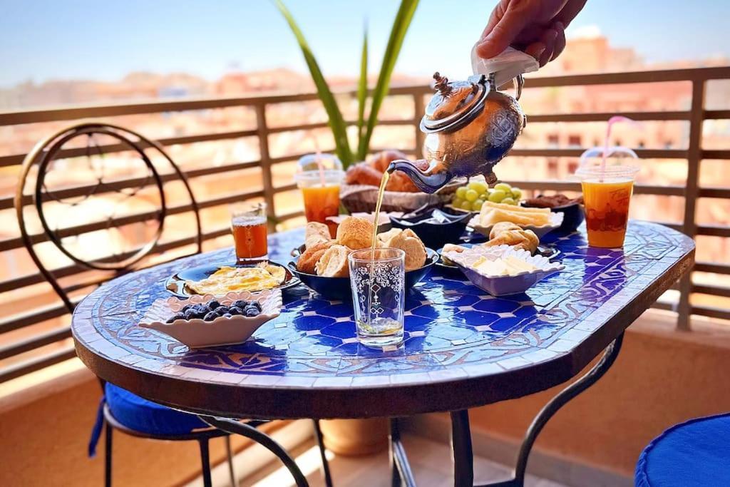 Appart Majorelle Terrasse Wifi Centre Ville マラケシュ エクステリア 写真
